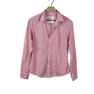 FRANK & EILEEN Barry Floral Print Button Down Shirt